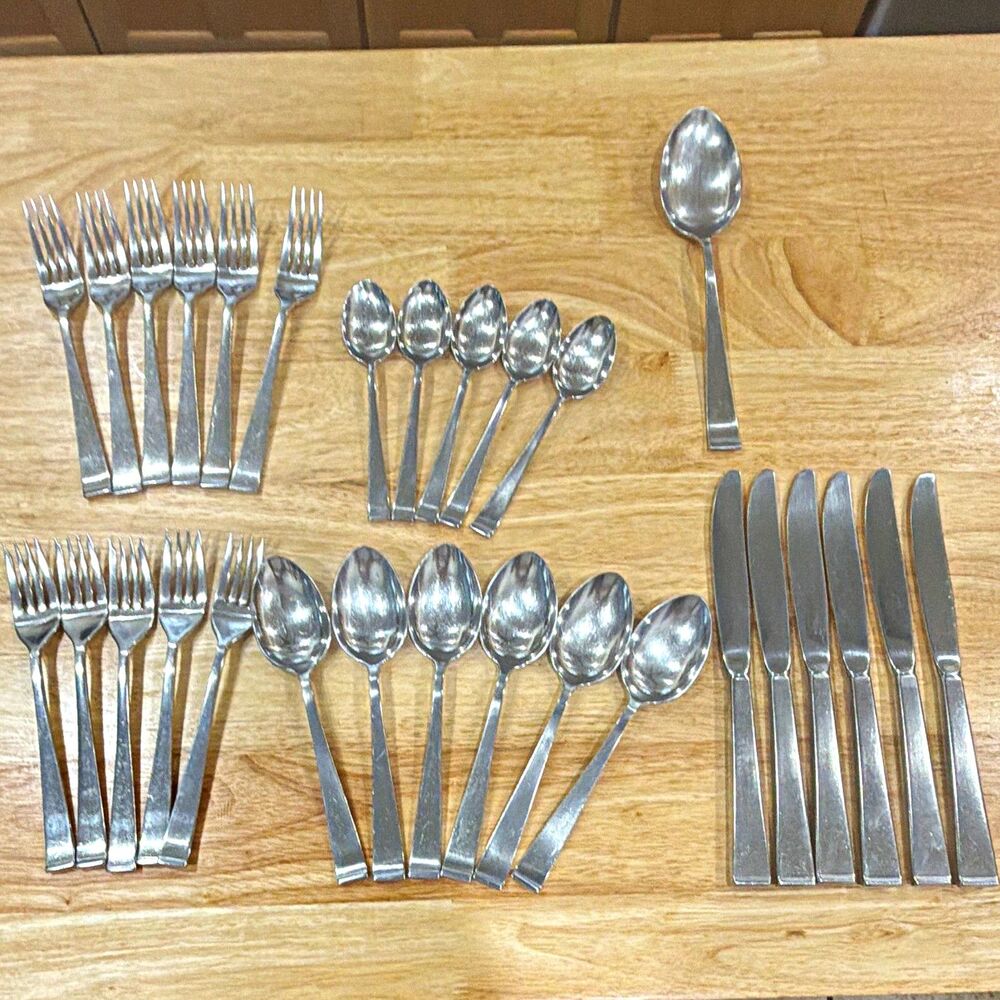 Lyon New Charm Stainless Steel Flatware Set 29 pieces